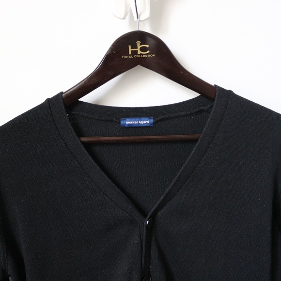 american apparel basic knit cardigan (unisex) - Picture 4 of 9
